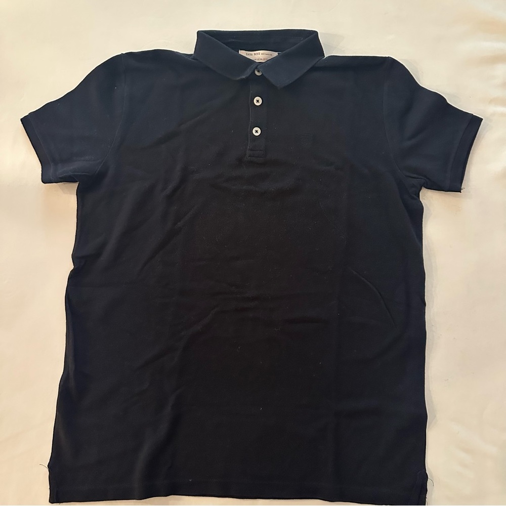 Zara Kids Black Polo Sz 13/14